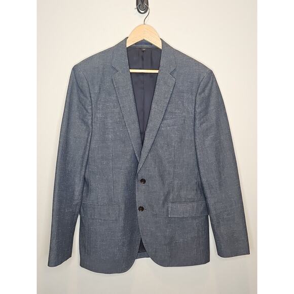 J. Crew Men's Blue‎ Ludlow 2-Button Sports Blazer Size 40R